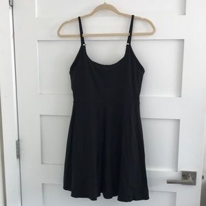 Never worn! Halara exercise dress, everyday 2-in- activity dress, Black size M